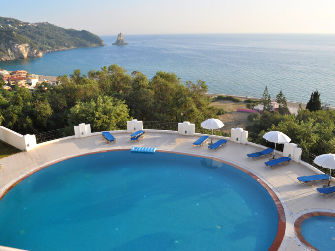Ferienhaus mit Pool Maria – Agios Gordios, Korfu (6 Wohneinheiten)