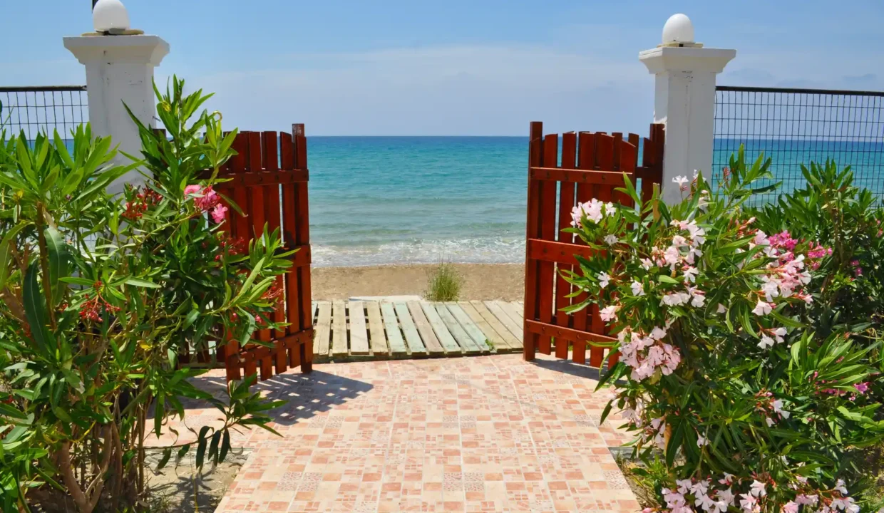 Eingang Strand Eftichia