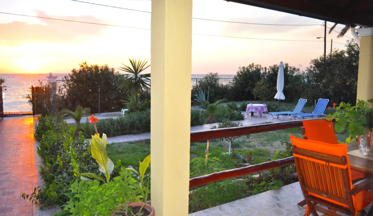 Meerblick Sonnenuntergangspanorama