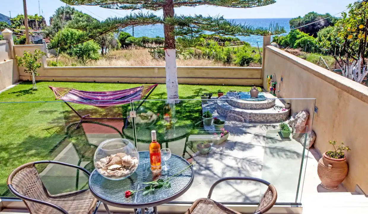 Terrasse mit Meerblick Filippos